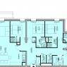 Val Thorens - Le Sabot de Venus . Val Thorens - Apartamento de 6 piezas 10/12 (5 habitaciones; 110 m2) número 3: